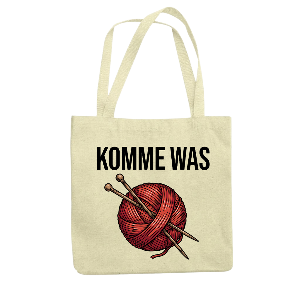 Komme was wolle Tragetasche