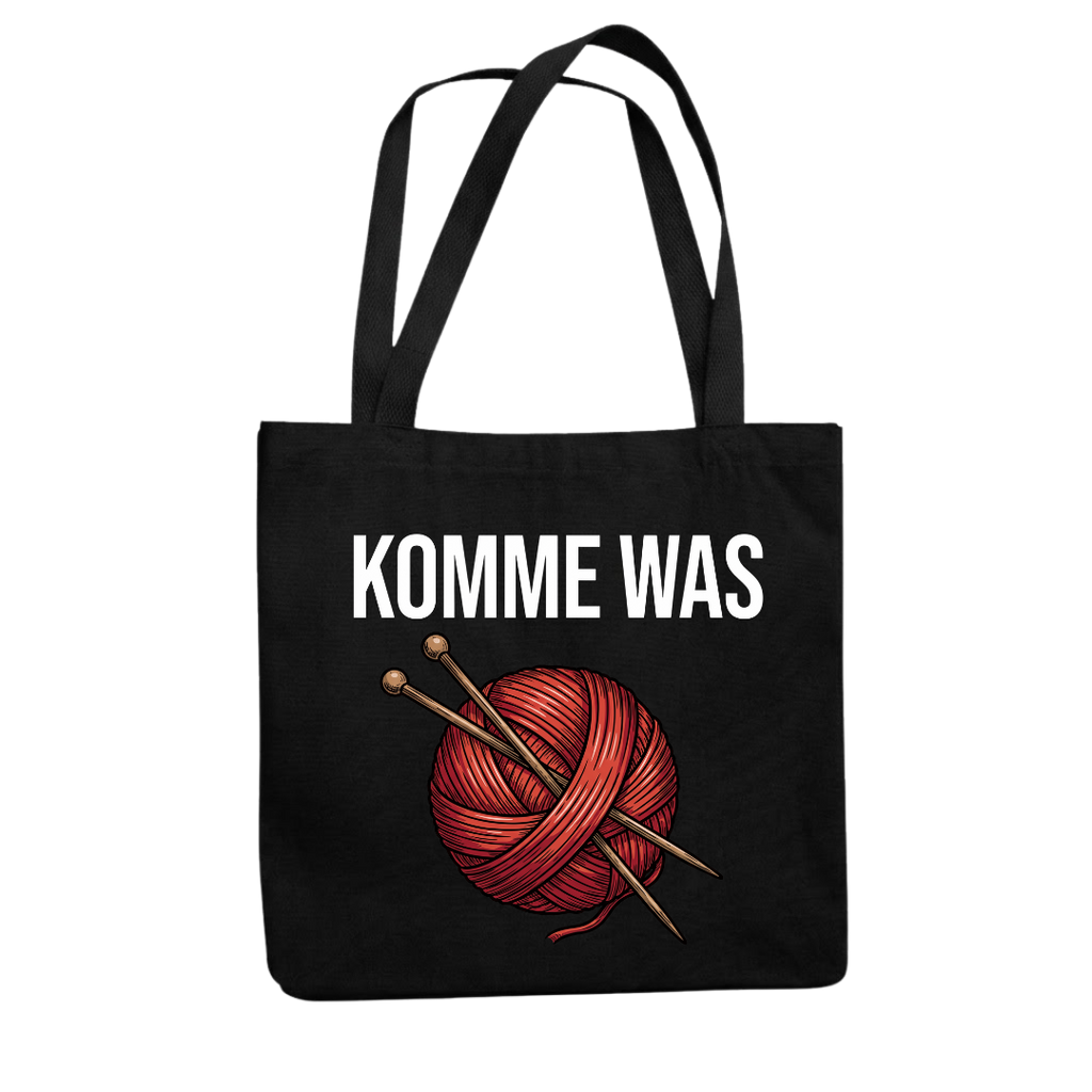 Komme was wolle Tragetasche