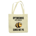 Optimismus rückwärts Tragetasche