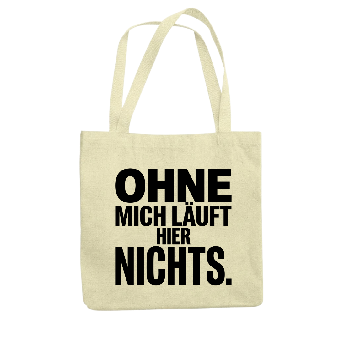 Ohne mich Tragetasche