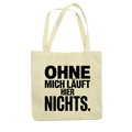 Ohne mich Tragetasche