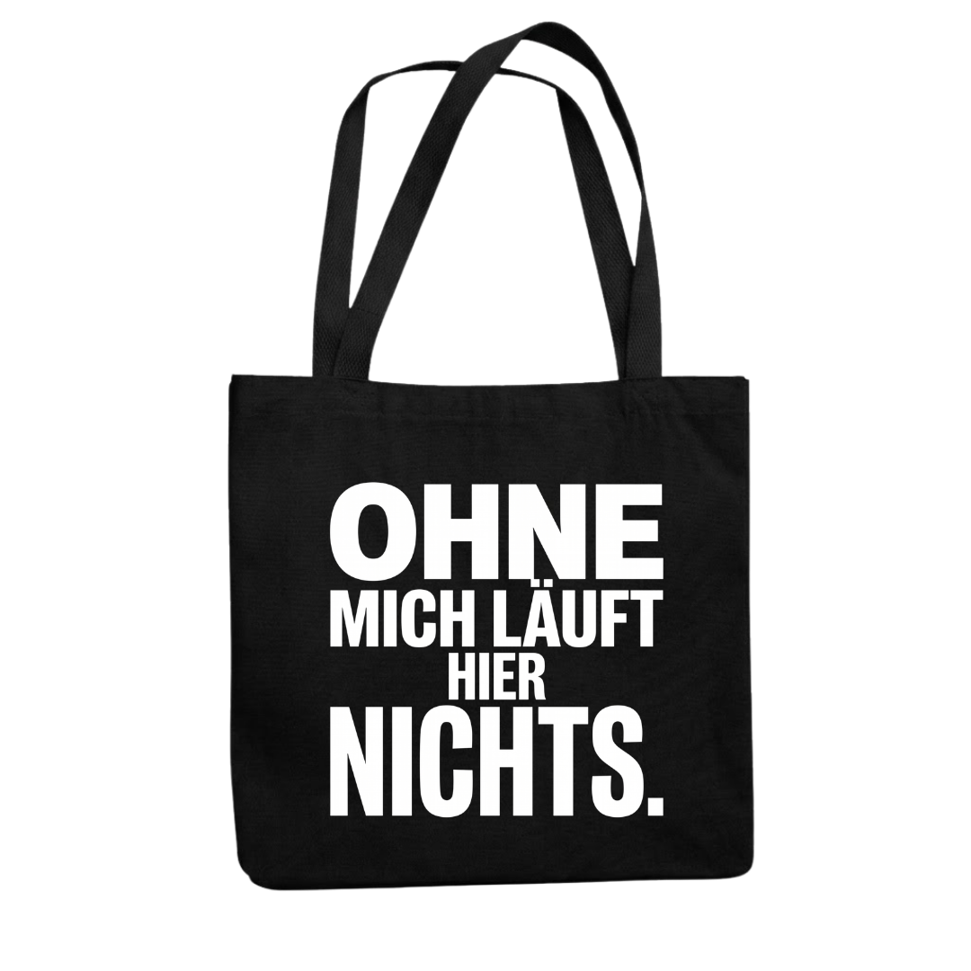 Ohne mich Tragetasche