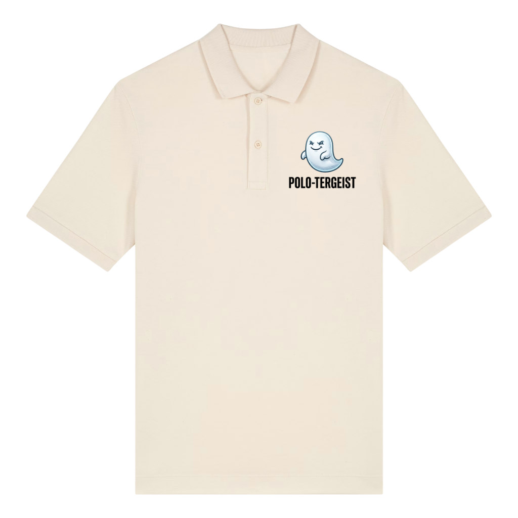 Polo-tergeist Polo T-Shirt Beige Front