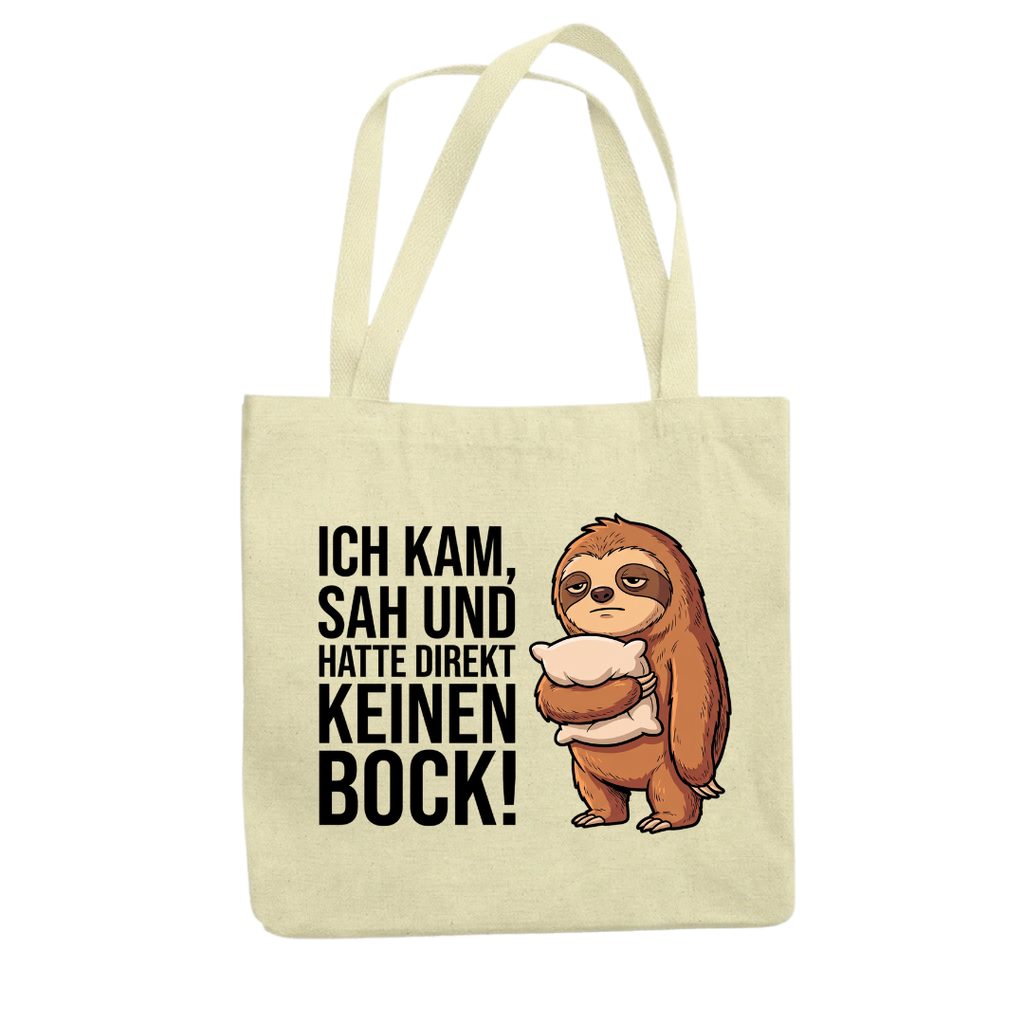 Keinen Bock Faultier Tragetasche