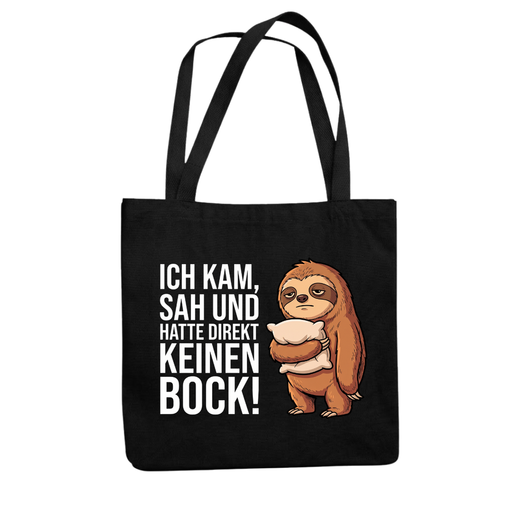 Keinen Bock Faultier Tragetasche