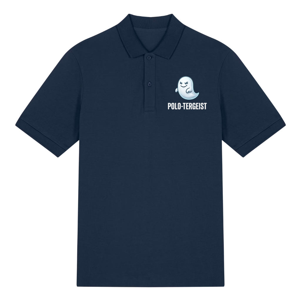 Polo-tergeist Polo T-Shirt Navy Front