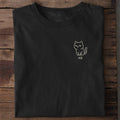 Unisex Bio-T-Shirt von Beyond Humor mit gelassener Katze und dem Spruch 'Nö'