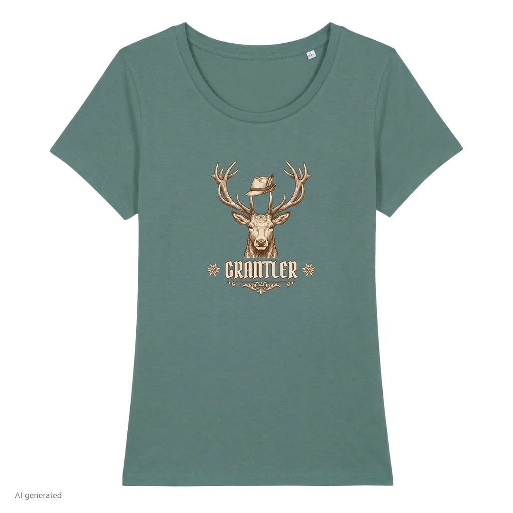 Grantler Wiesn Damen T-Shirt in Green Bay