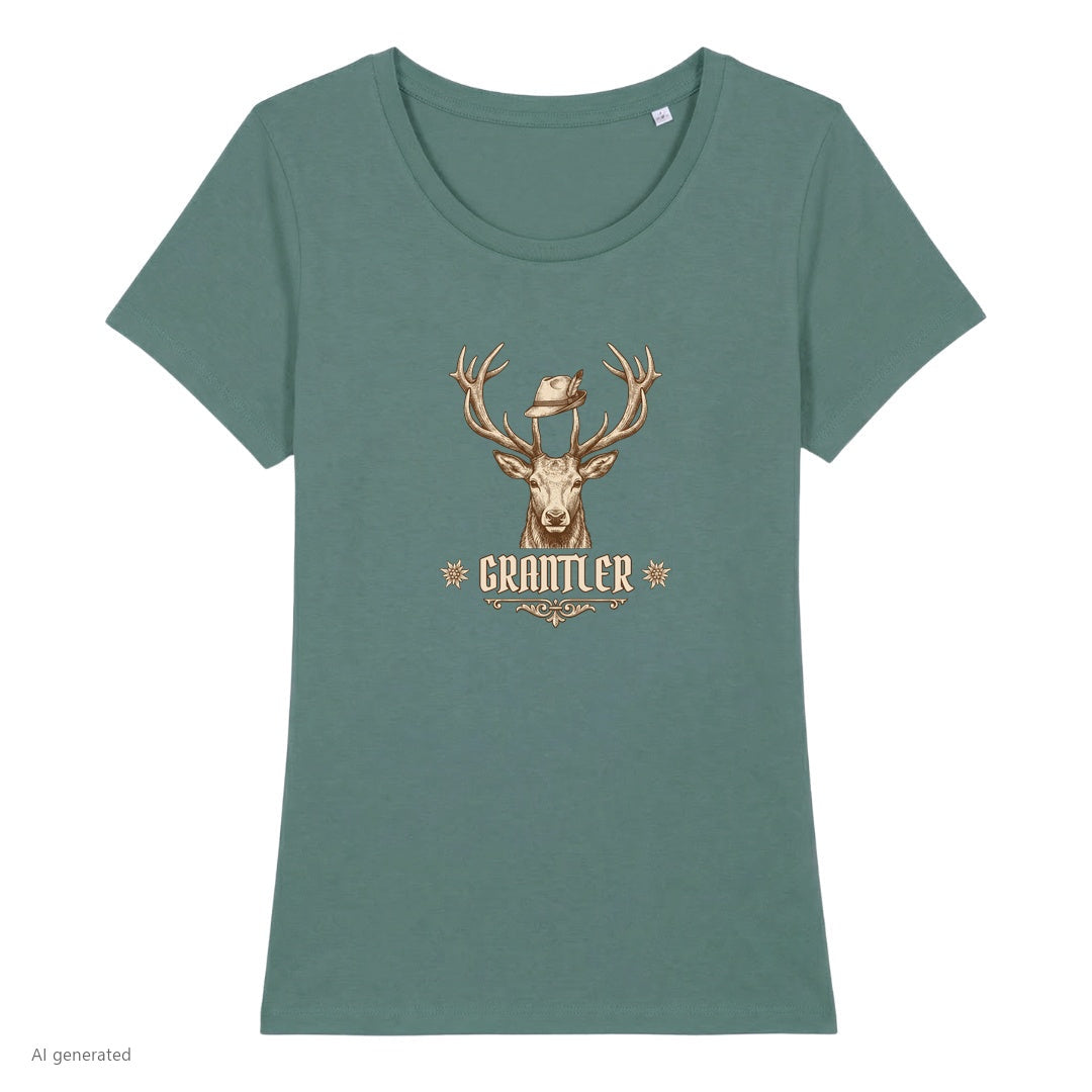 Grantler Wiesn Damen T-Shirt in Green Bay