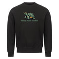 Lustiges Sweatshirt mit Spruch Hetz mich nicht Schildkröte, Vorderansicht