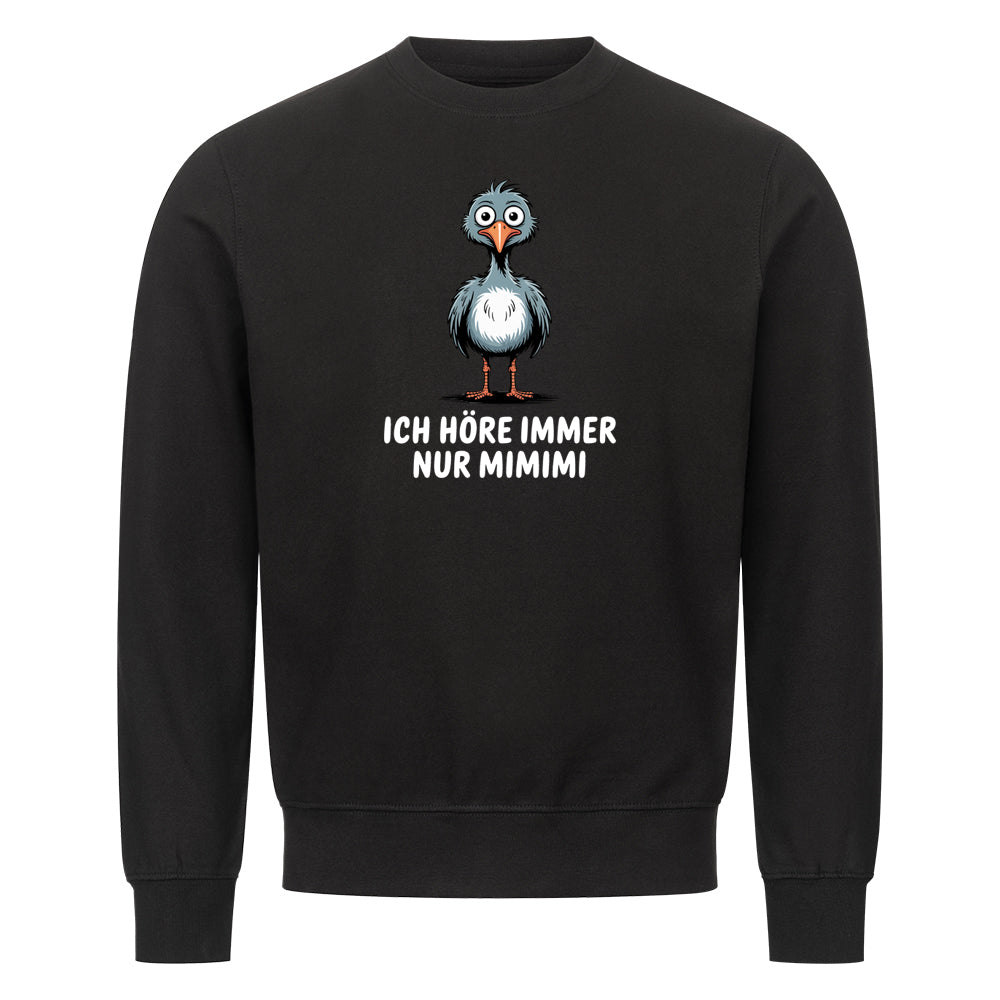 Lustiges Sweatshirt mit Spruch Ich Höre Immer, Vorderansicht