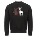 Lustiges Sweatshirt mit Spruch Nö Alpaka, Vorderansicht