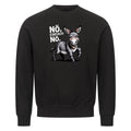 Lustiges Sweatshirt mit Spruch Einfach nö Esel, Vorderansicht