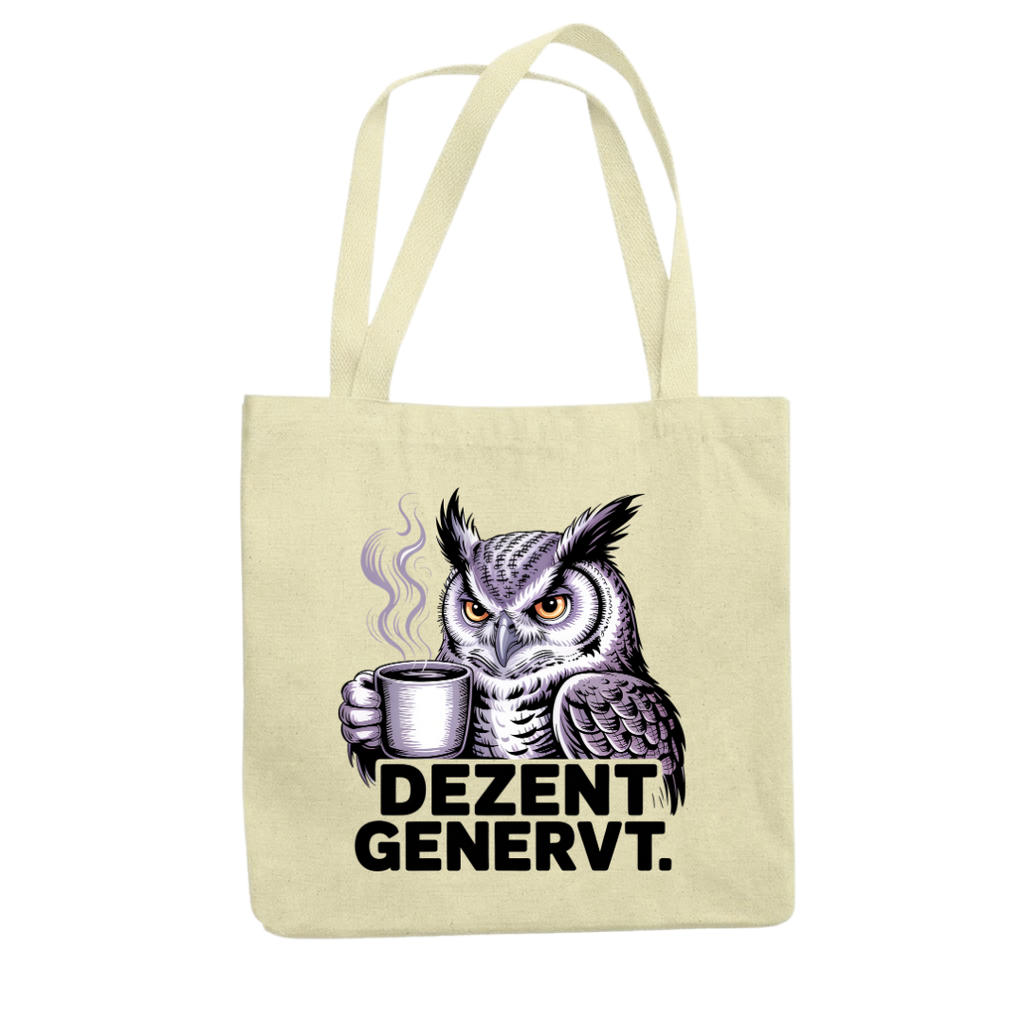 Dezent Genervt Tragetasche