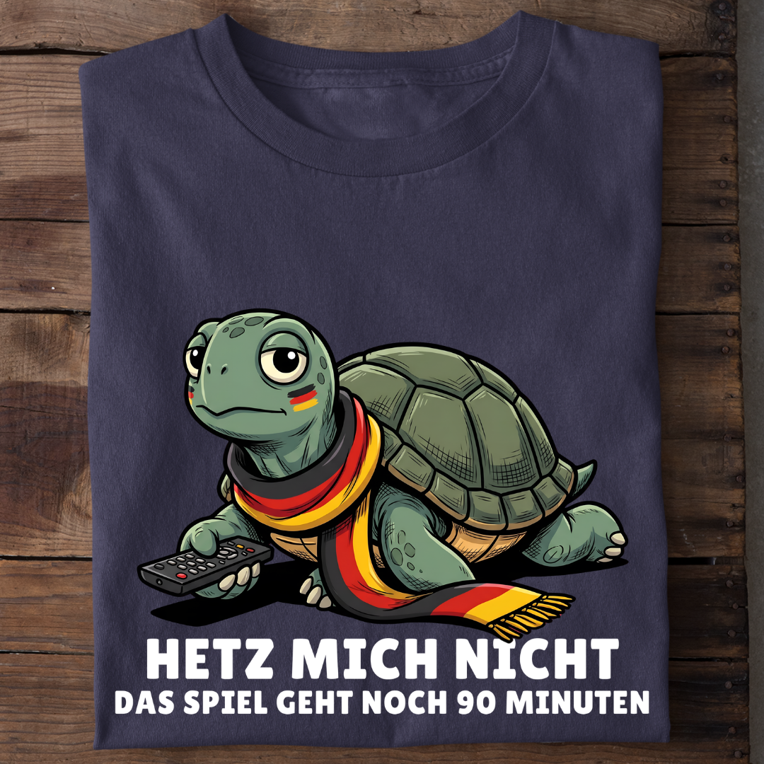 Hetz mich nicht Fußball Bio T-Shirt