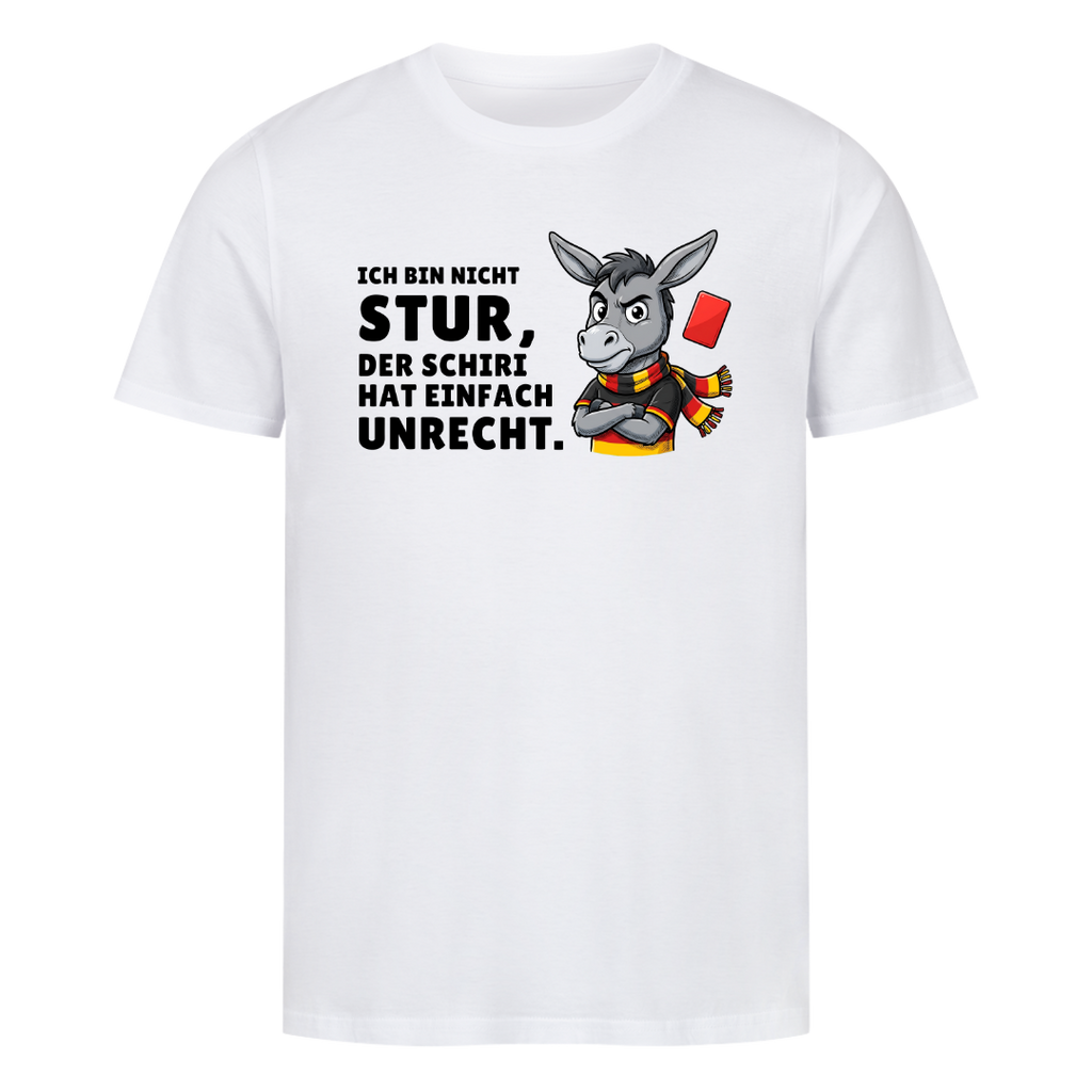 Sturer Esel Fußball Bio T-Shirt