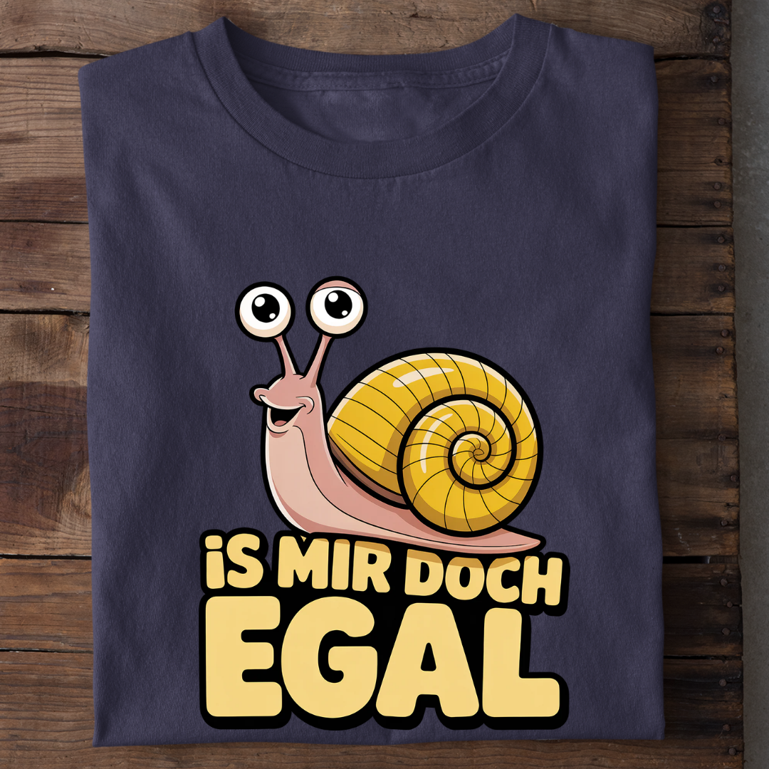 T-Shirt Is mir doch egal Schnecke, weitere Ansicht