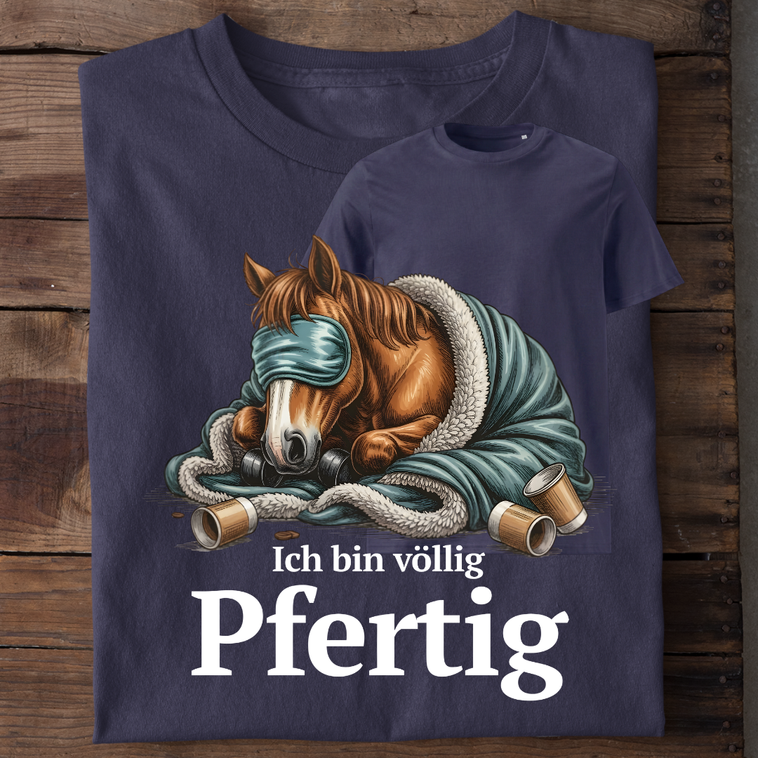 T-Shirt Völlig Pfertig, weitere Ansicht