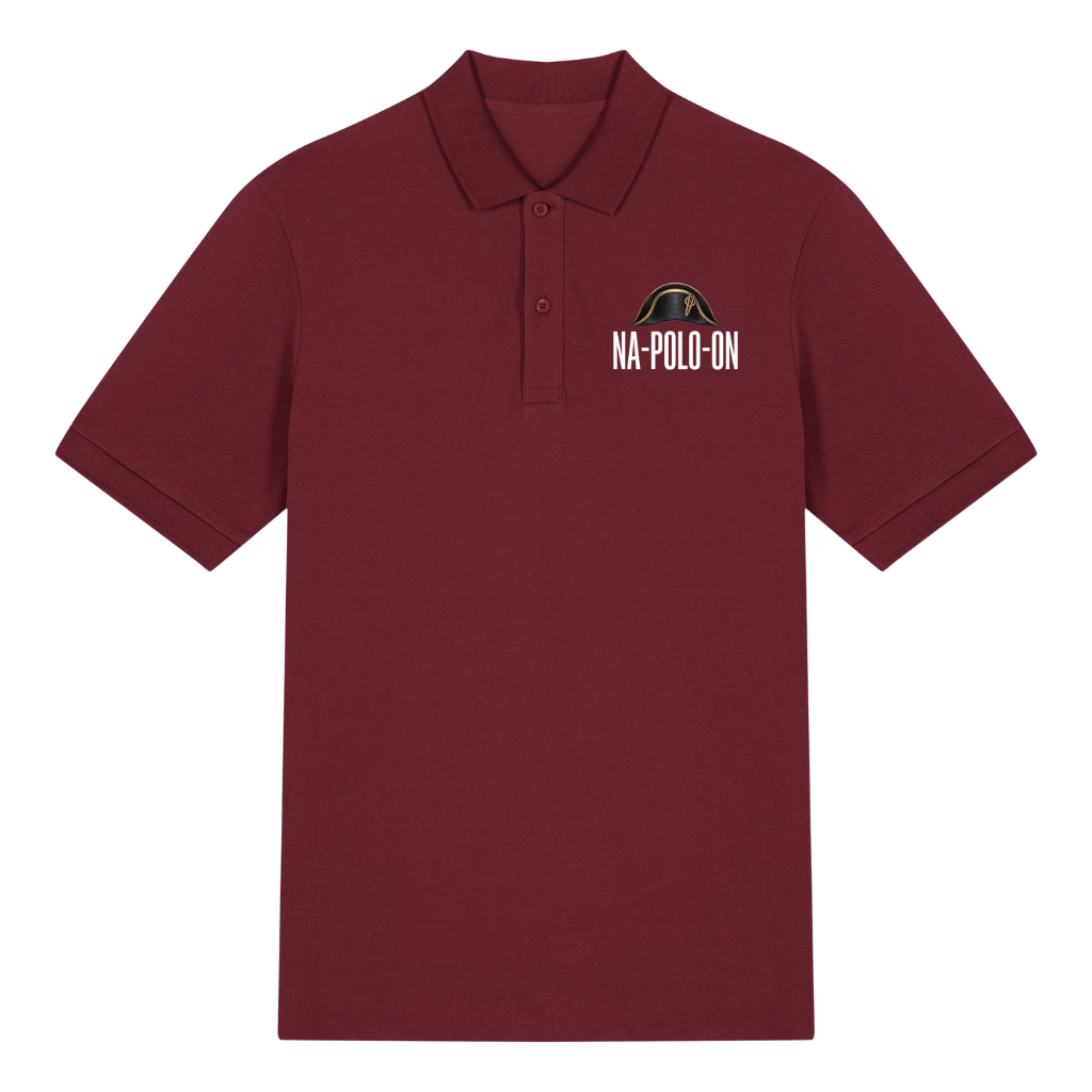 Na-Polo-on Polo T-Shirt Burgunder Front