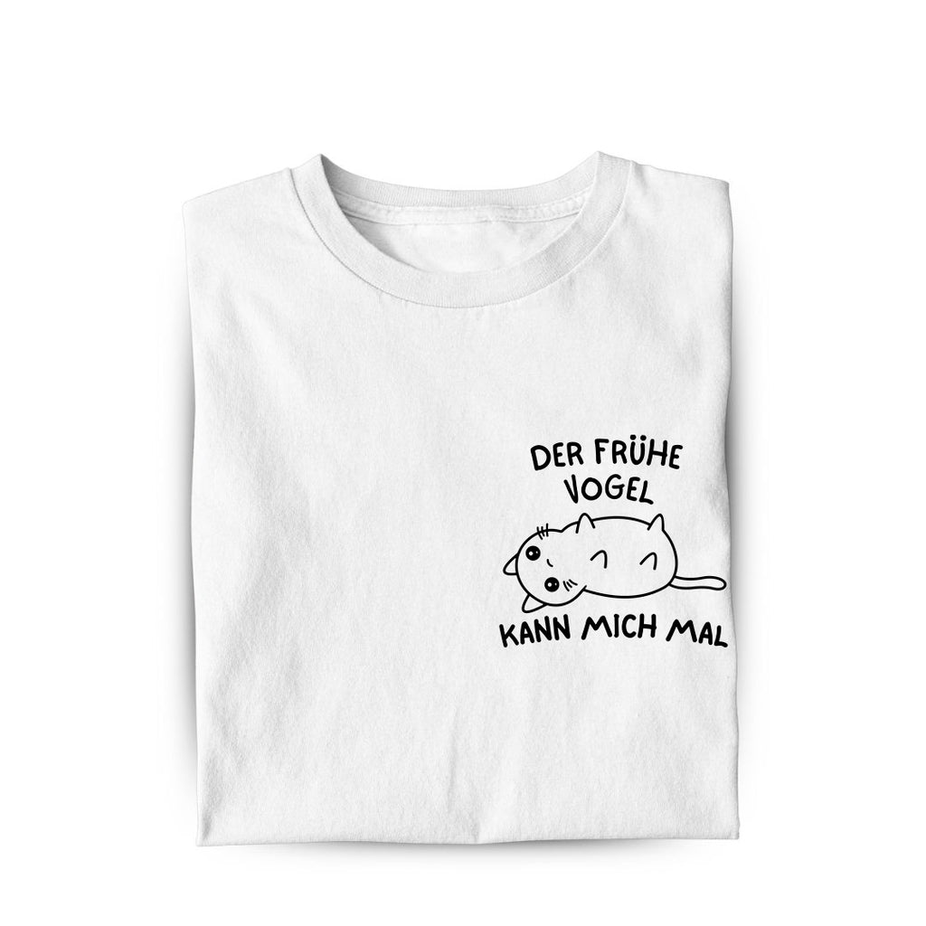 Der Frühe Vogel Katze T-Shirt