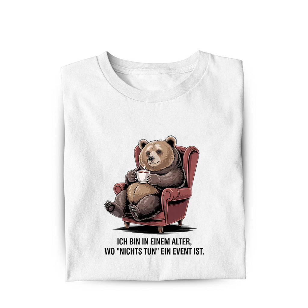 Lustiges T-Shirt mit Spruch Ich Bin in Einem Alter, Vorderansicht