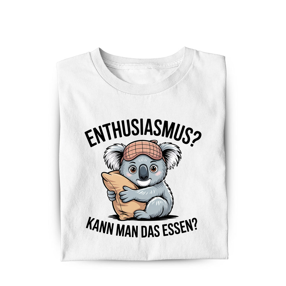 Lustiges T-Shirt mit Spruch Kann man das Essen, Vorderansicht