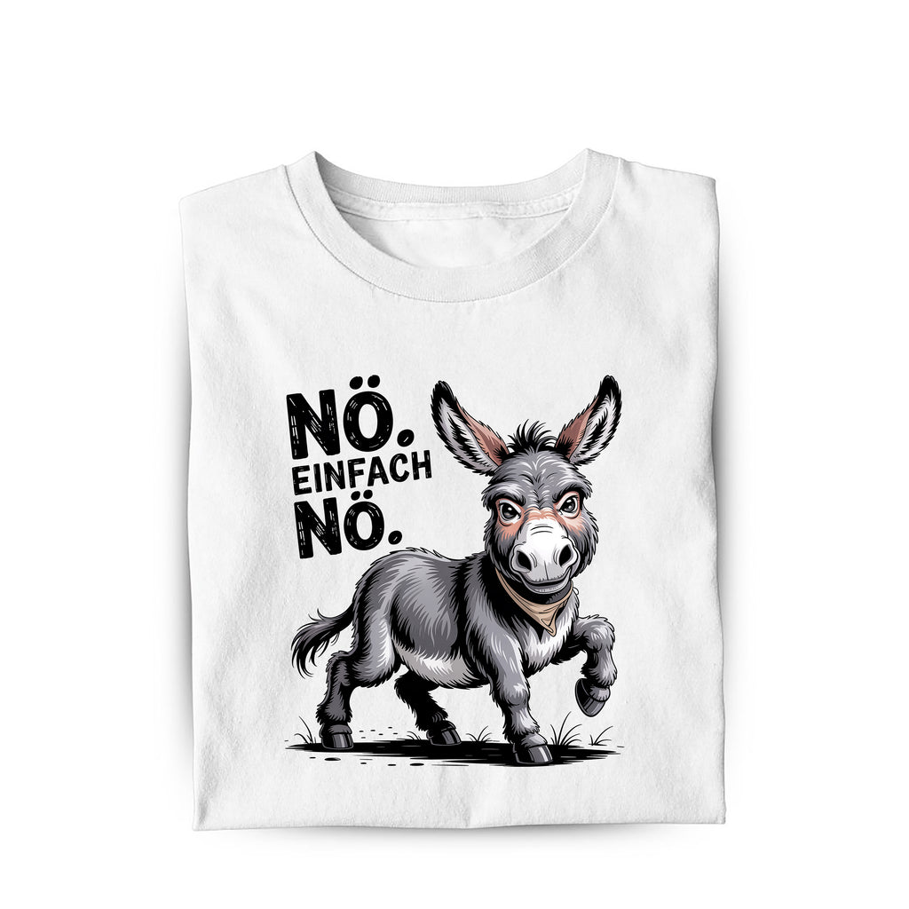 Lustiges Bio T-Shirt mit Spruch Einfach nö, Vorderansicht
