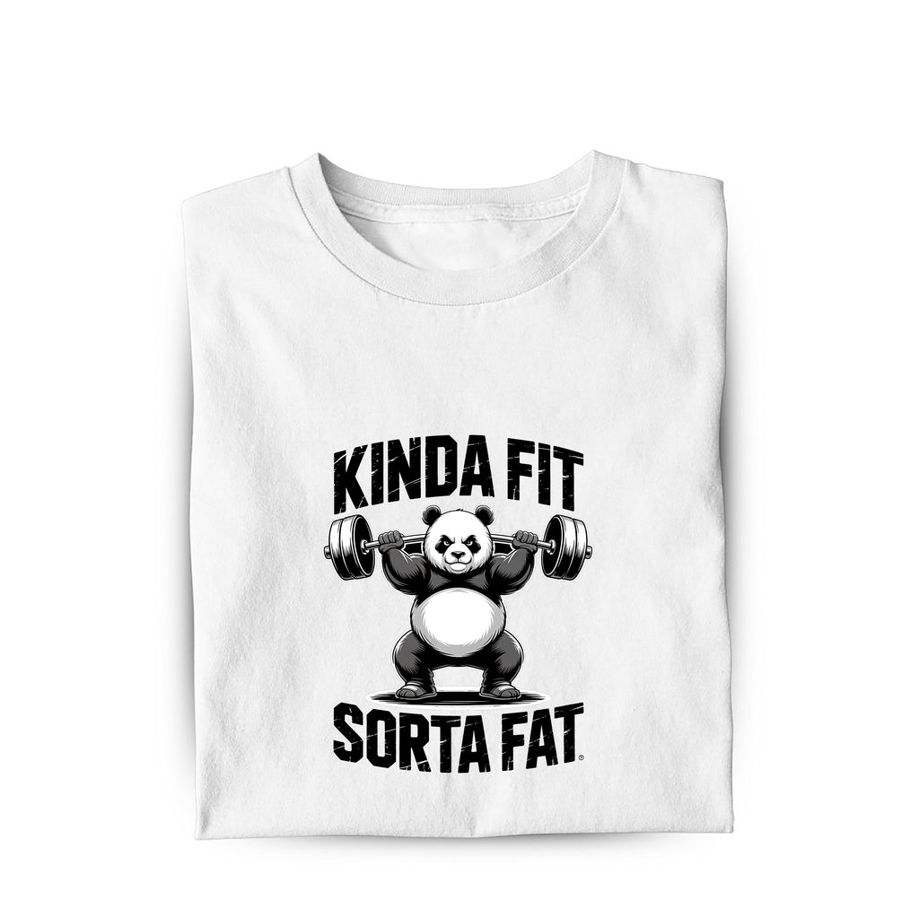 Lustiges T-Shirt mit Spruch Kinda Fit, Vorderansicht