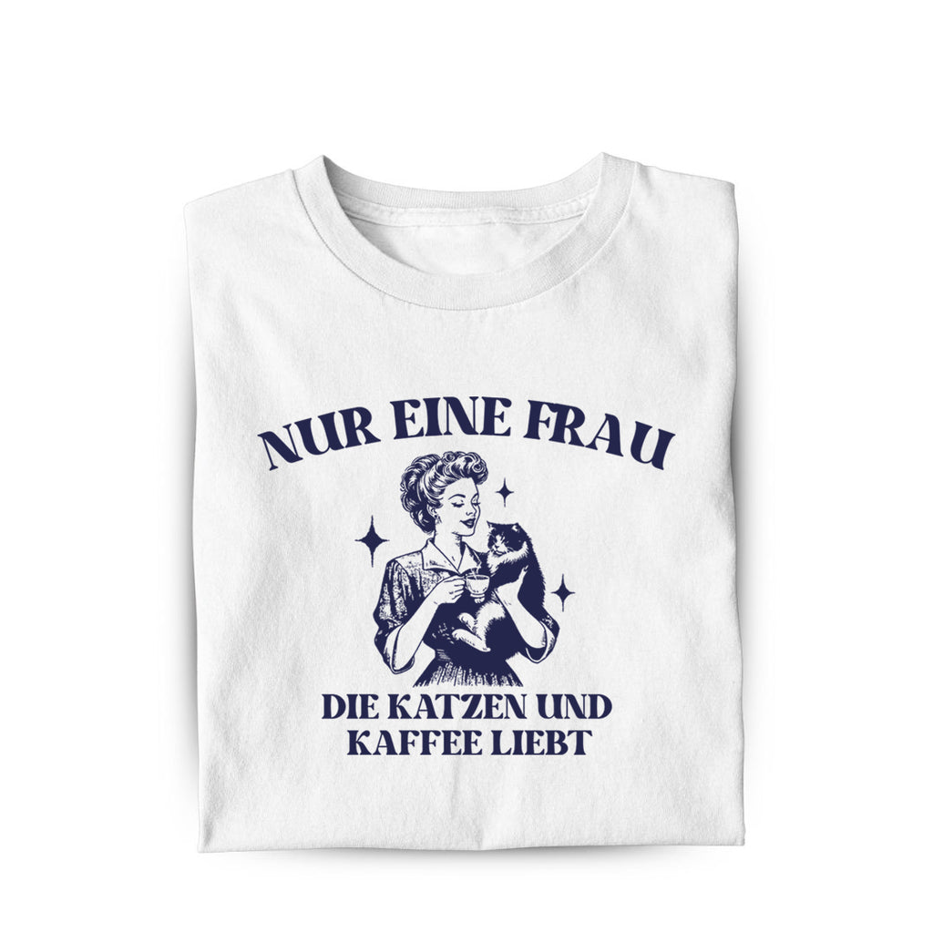 Kaffee und Katzen T-Shirt