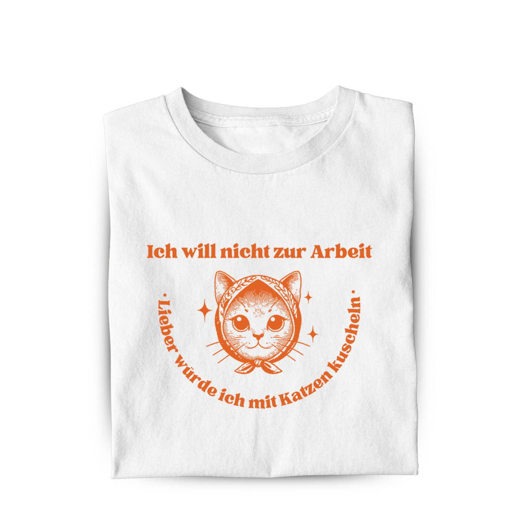 Mit Katzen kuscheln T-Shirt