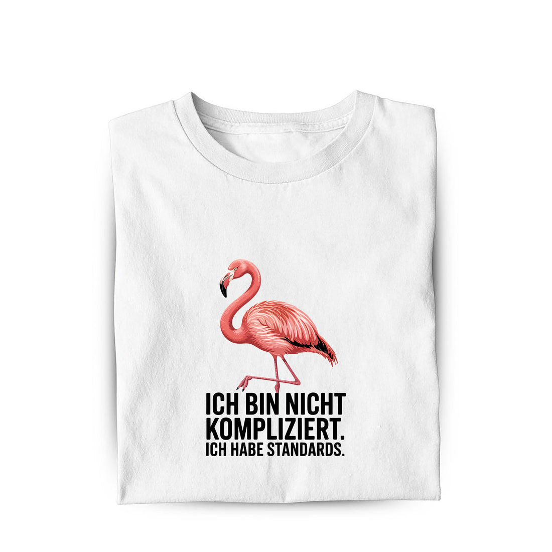 Lustiges T-Shirt mit Spruch nicht komplizert, Vorderansicht
