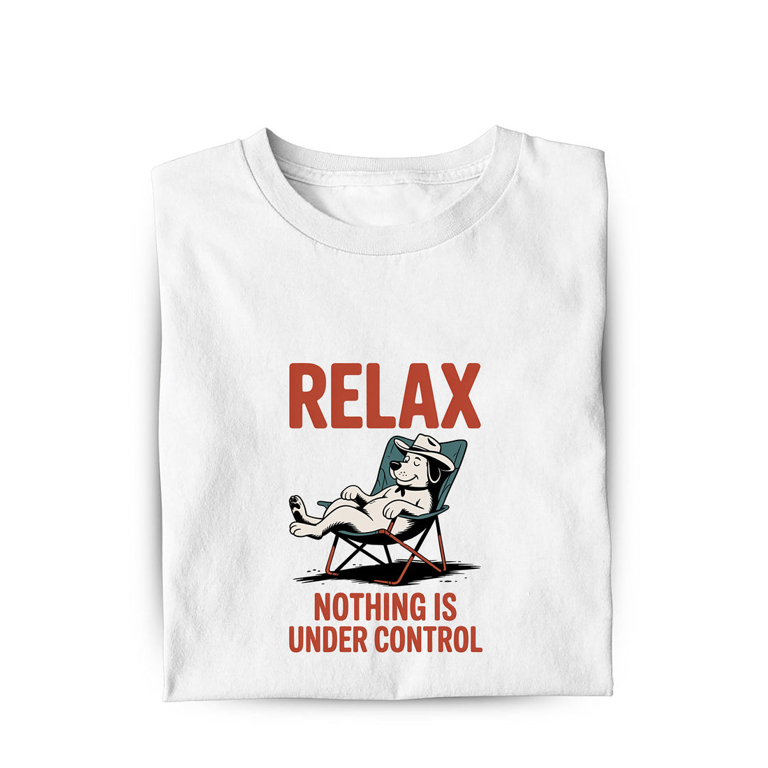 Lustiges T-Shirt mit Spruch Relax, Vorderansicht
