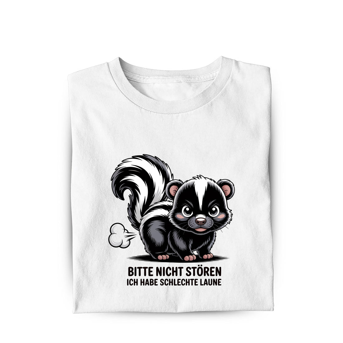 Lustiges T-Shirt mit Spruch schlechte Laune, Vorderansicht