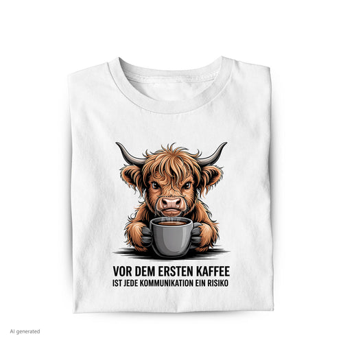 Erster Kaffee Bio T-Shirt