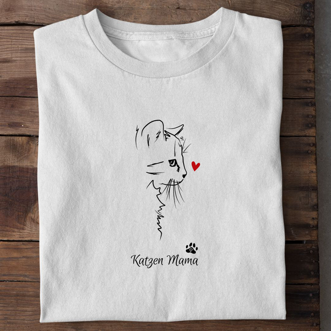 Katzen Mama T-Shirt
