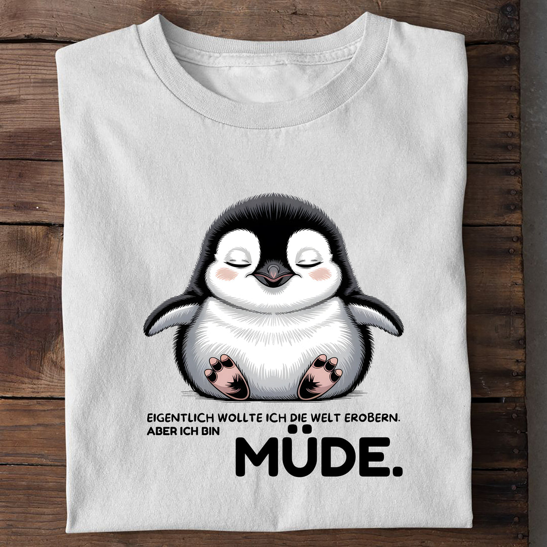 Bio T-Shirt Müde, Detailansicht