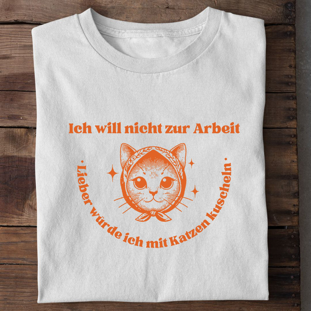 Mit Katzen kuscheln T-Shirt