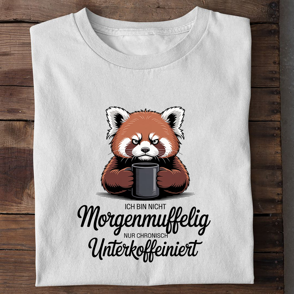 T-Shirt morgenmuffelig, Detailansicht