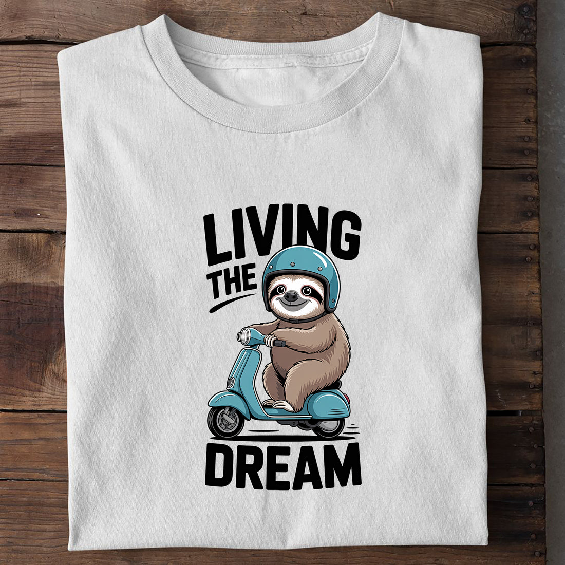 T-Shirt Living the dream, Motivansicht