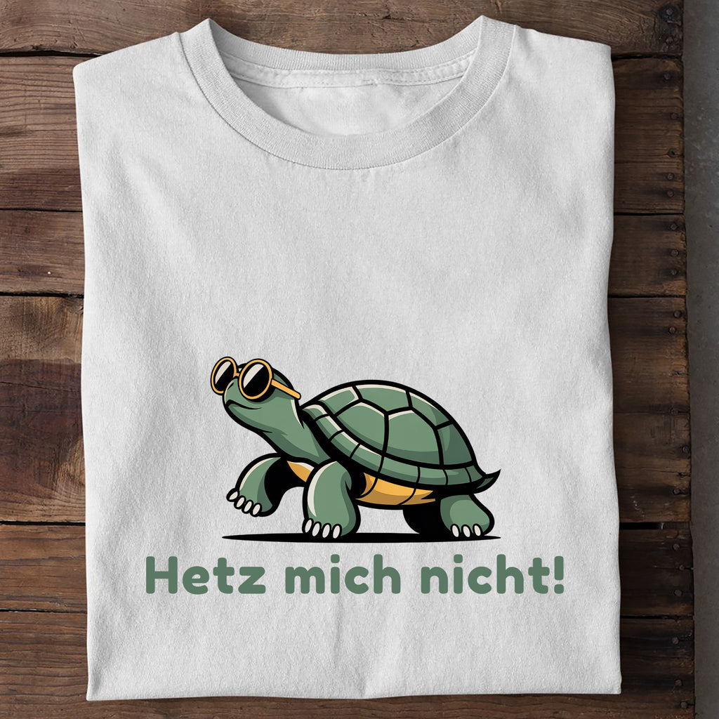 Bio T-Shirt Hetz mich nicht, Detailansicht