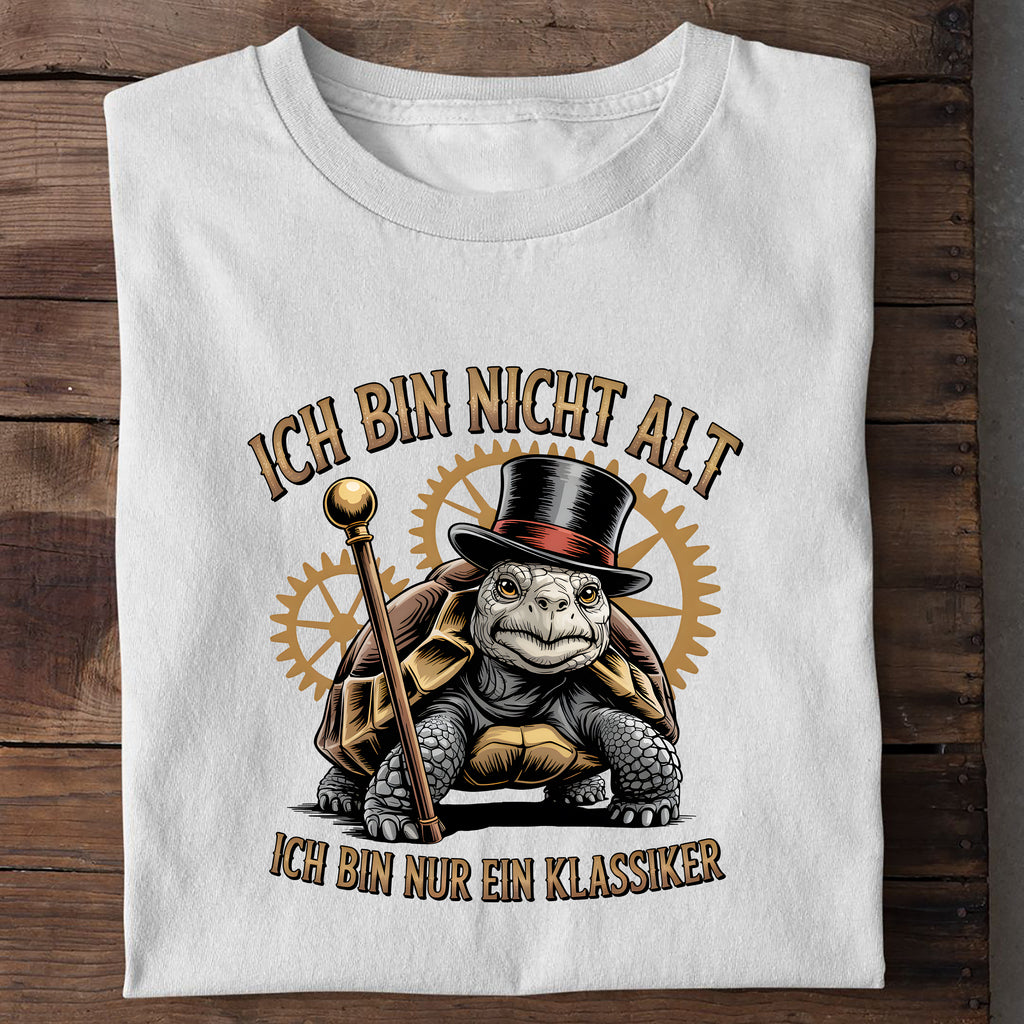 T-Shirt Ich bin ein Klassiker, Detailansicht