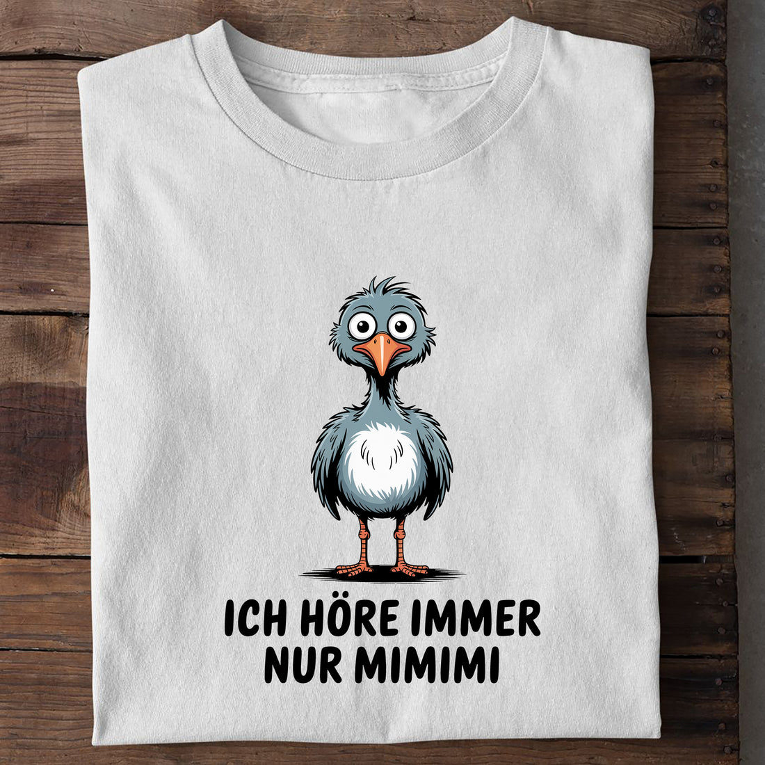 T-Shirt Ich Höre Immer, Detailansicht