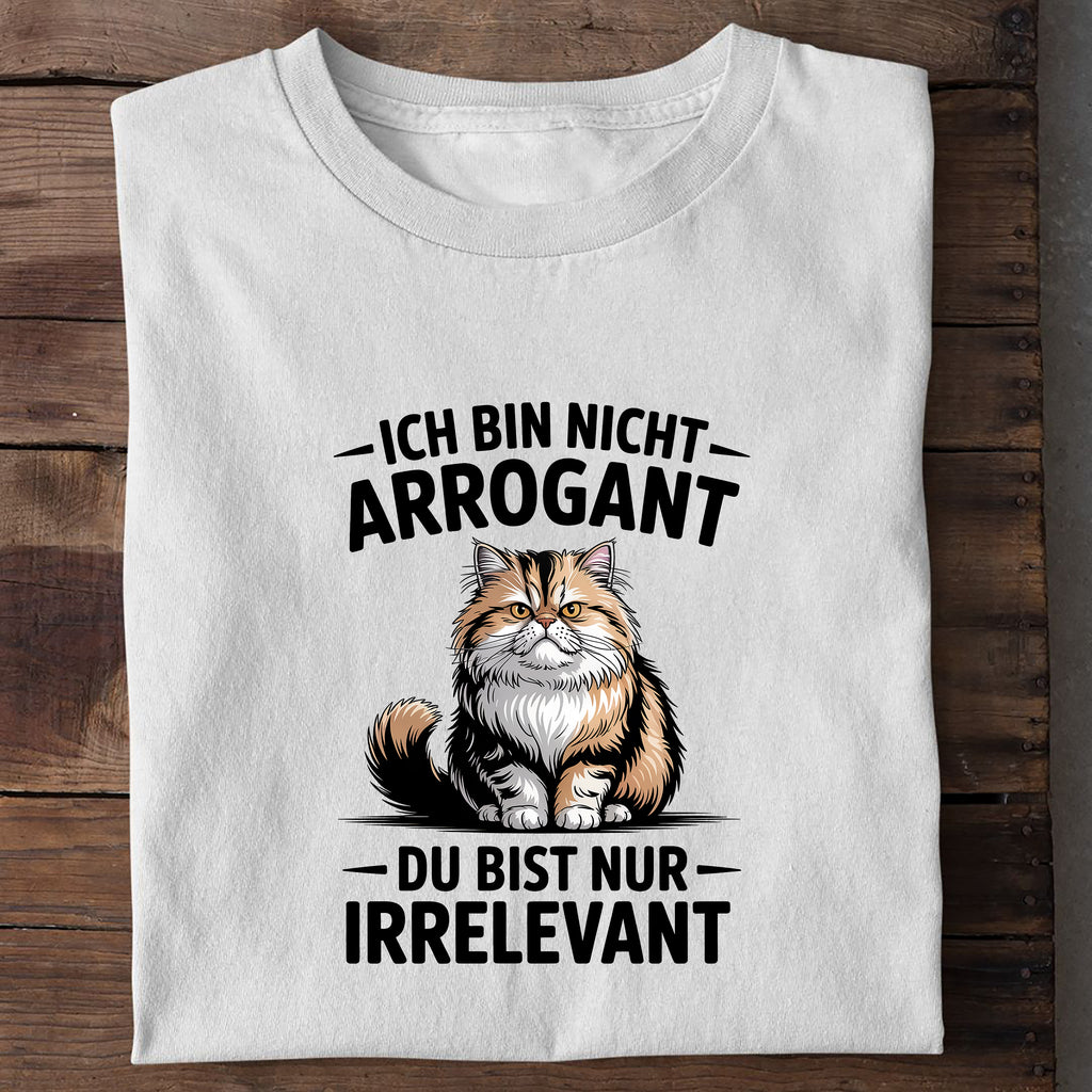 T-Shirt Arrogant, Detailansicht