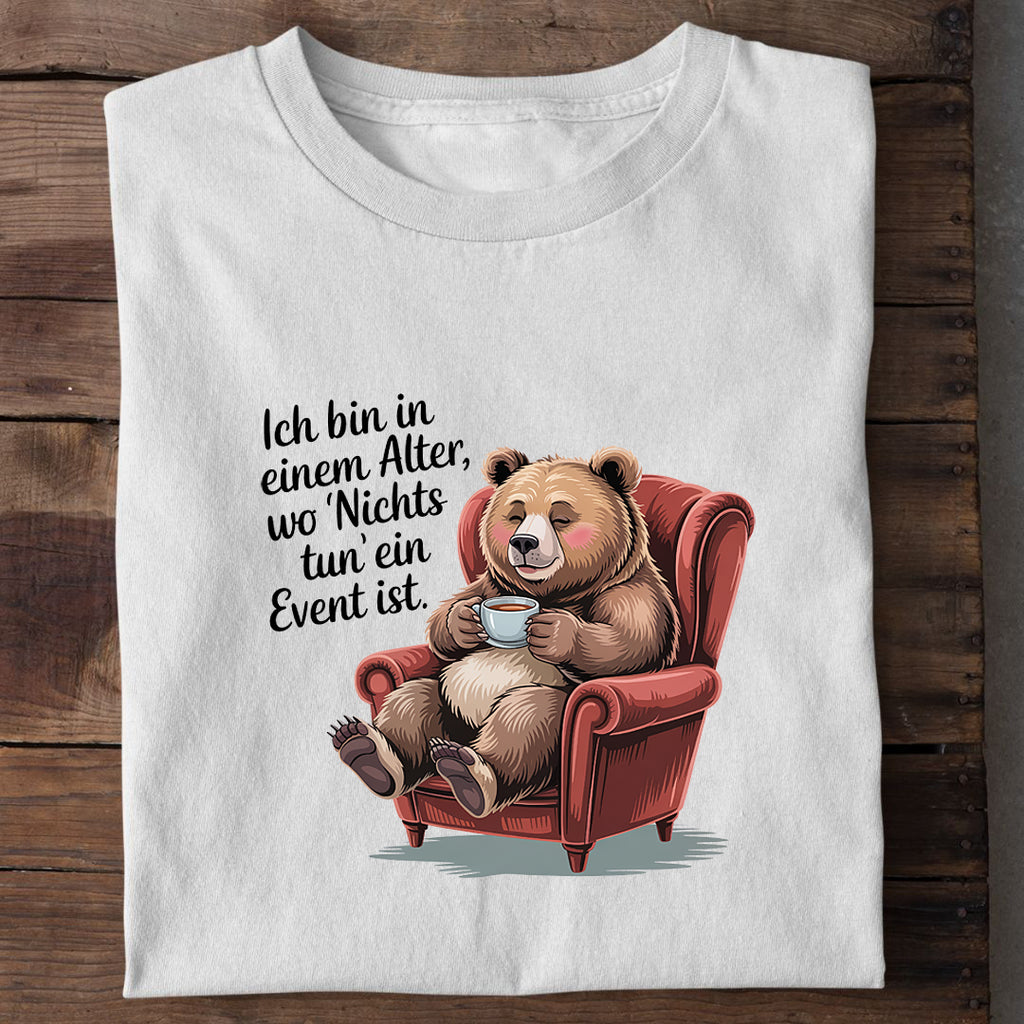 Bio T-Shirt Nichts tun, getragen