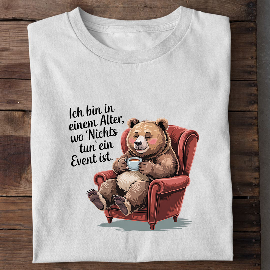 Bio T-Shirt Nichts tun, getragen
