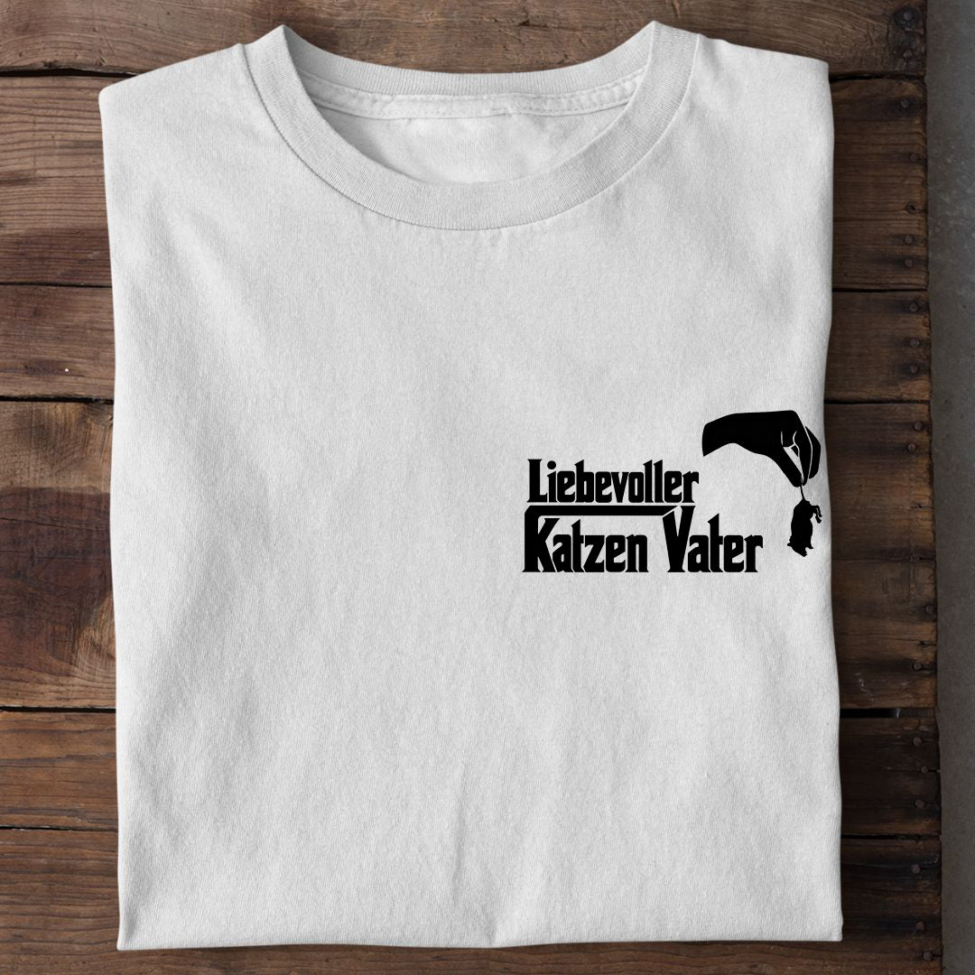 Liebevoller Katzenvater T-Shirt