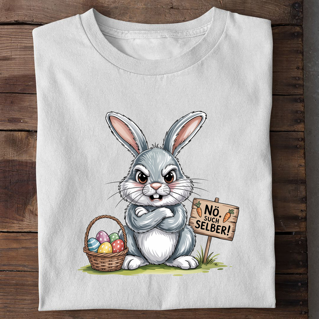 T-Shirt Nö Osterhase, Detailansicht