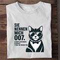 T-Shirt Sie nennen mich 007, Detailansicht