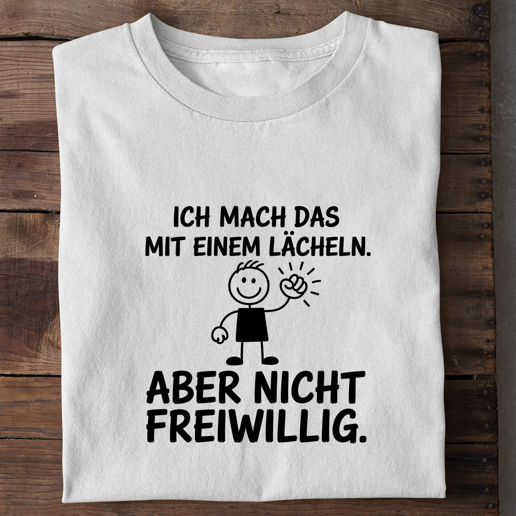 T-Shirt Mit Einem Lächeln, Detailansicht