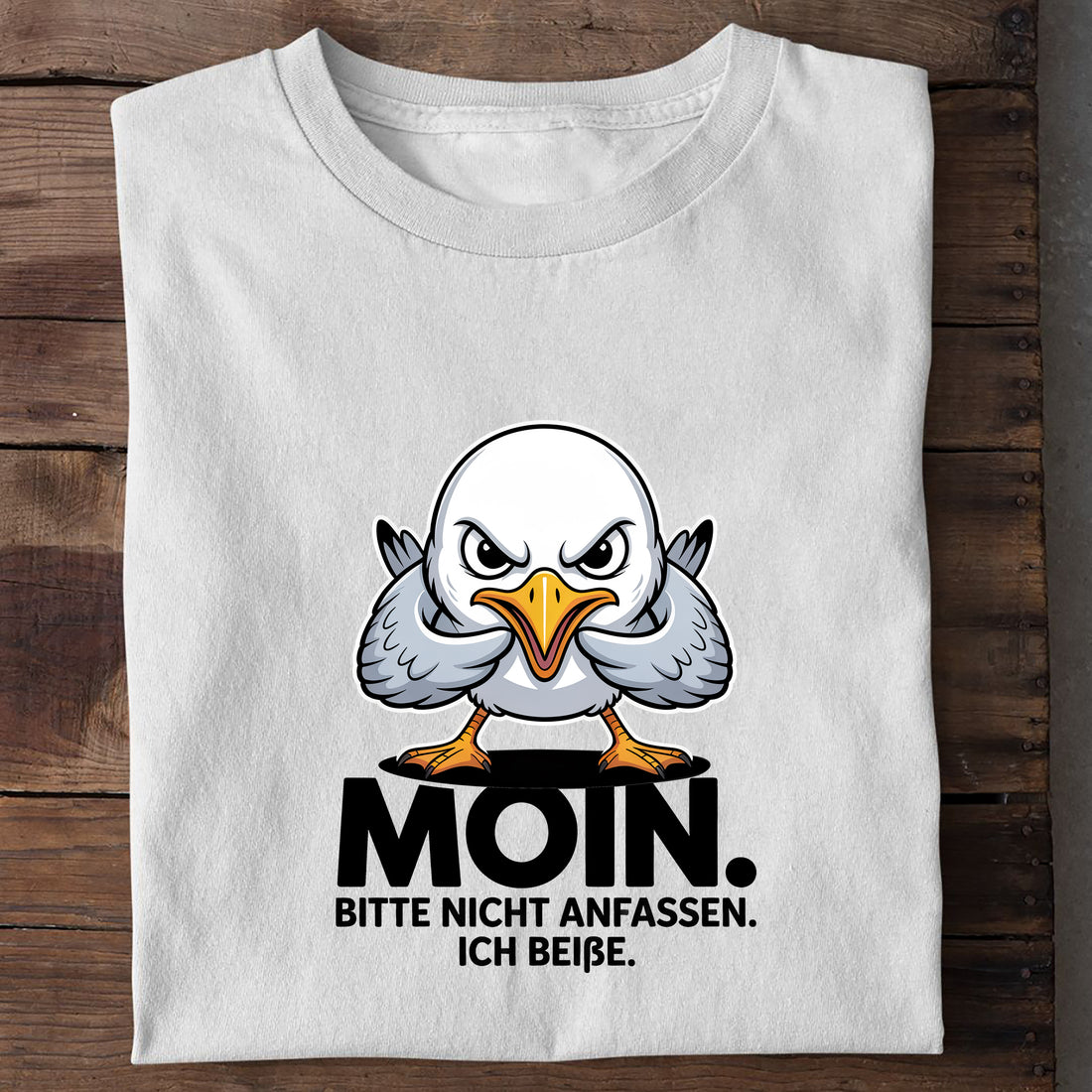 T-Shirt Moin Bitte Nicht, Detailansicht